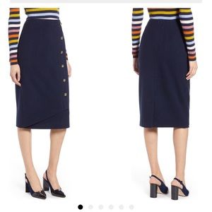 Never worn! X-Atlantic Pacific wrap pencil skirt
